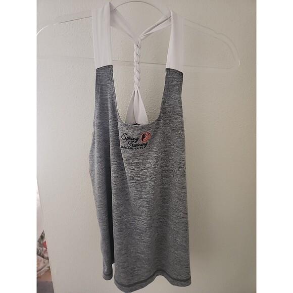 Antigua Womens Braided Tank Top Spring Training Orioles Medium - Picture 1 of 5